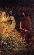 Sir Lawrence Alma-Tadema,OM.RA,RWS Tarquinius Superbus Sir Lawrence Alma-Tadema Spain oil painting artist